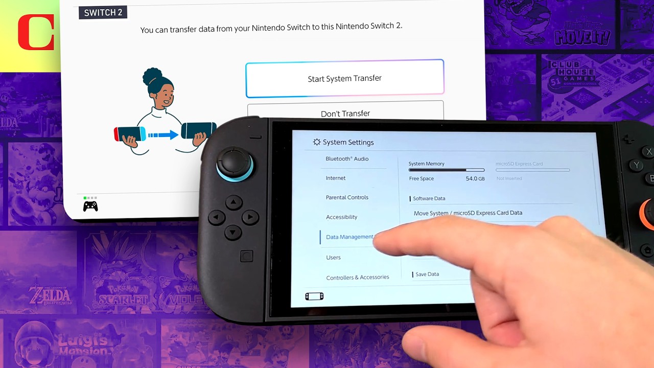 How to Transfer Data from Nintendo Switch to Switch 2 - YouTube