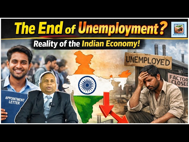 Why is India's Unemployment Rate Dropping? | Economy Explained by CA Hanmandloo | MONEY MANTAN TV