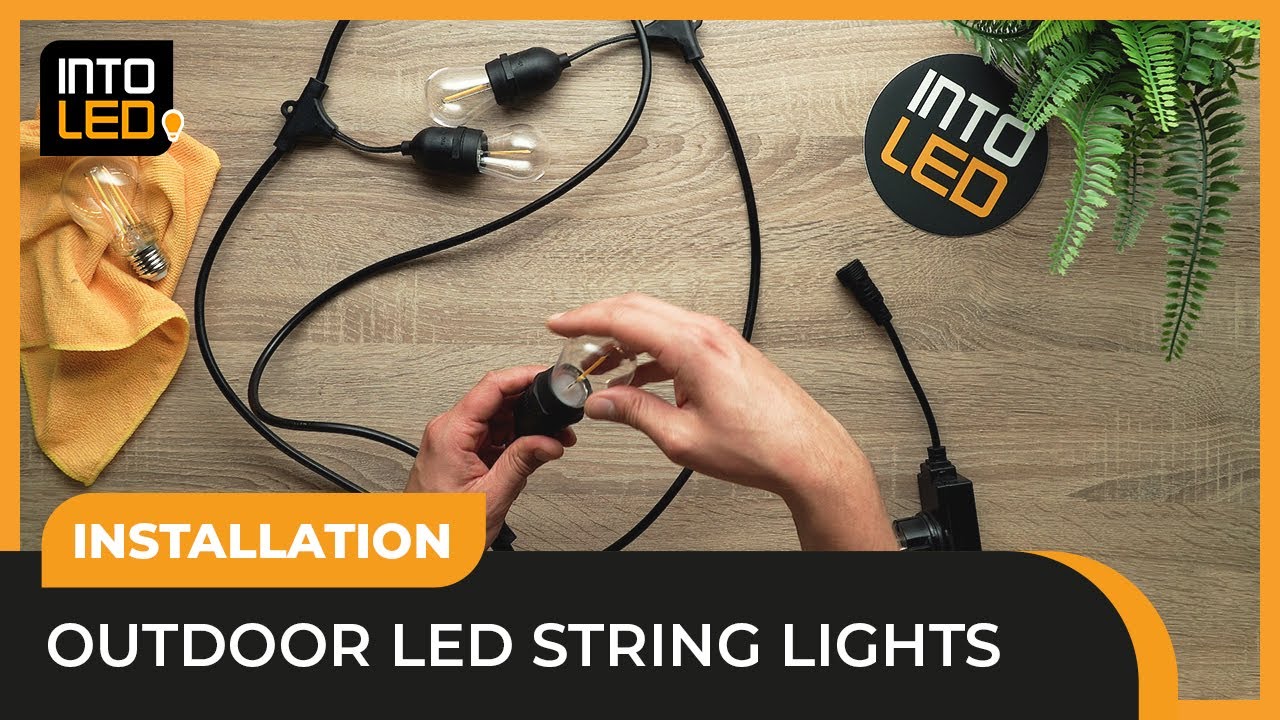 How to INSTALL the LED STRING LIGHT - INTOLED