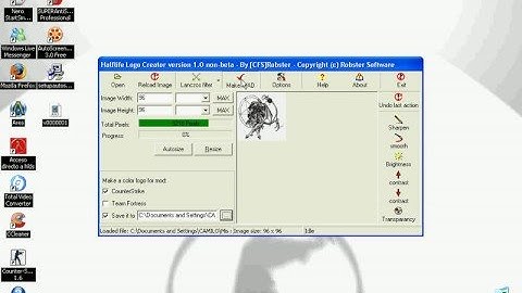 Guia de como usar Halflife logo creator
