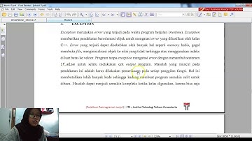 IT Telkom Purwokerto Praktikum Proglan [Templates dan Exception] - [Dinda Febrian N.H] [18101117]