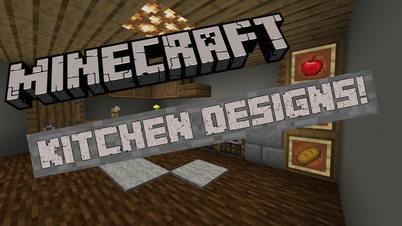 Kitchen Design In Minecraft Tutorial 3 Wonderful Kitchen Designs | Minecraft Tutorial - YouTube