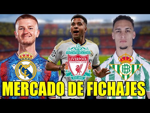 LIVERPOOL VA POR RODRYGO|REAL MADRID OFRECE 50M POR WHARTON| ANTONY QUIERE IR AL BETIS!