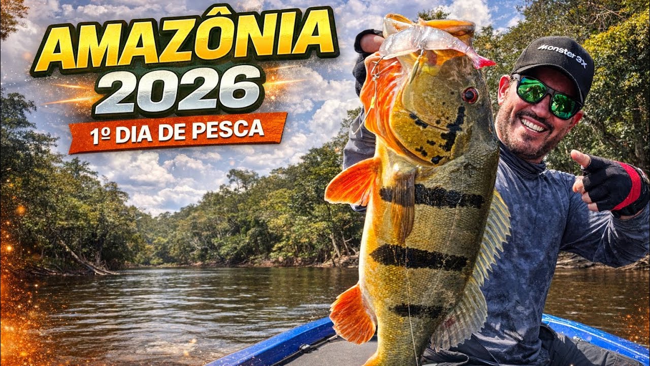 Amazônia Barcelos 2026 Primeiro dia de Pesca 🎣🔥