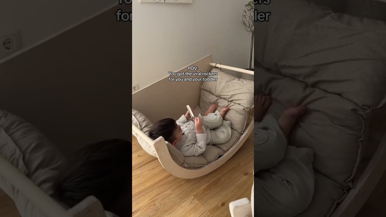 LAAKSO rocking lounger for you, LUOTO climbing arch for your little one🤍