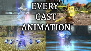 Every Mages' Casting Animation in FFXIV