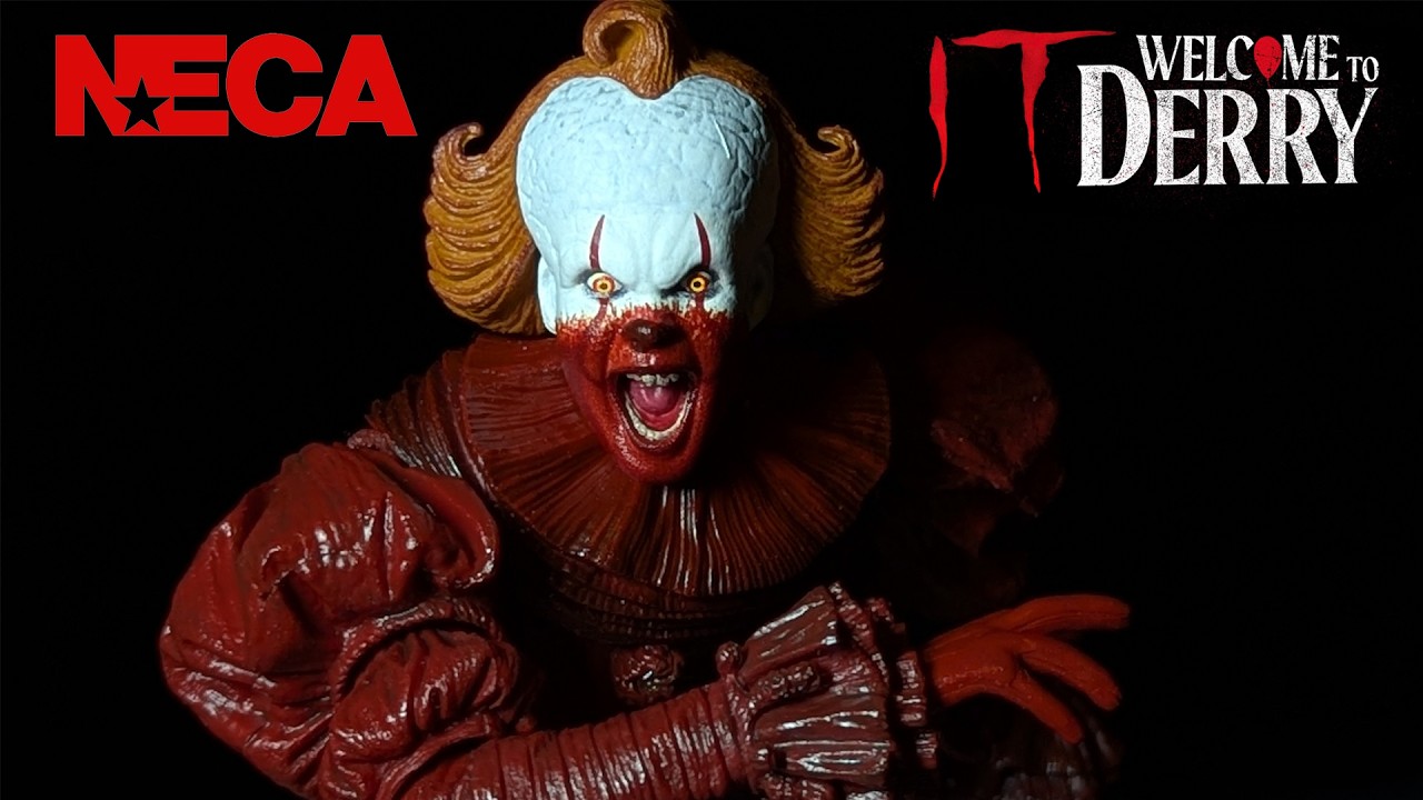 NECA IT: Welcome to Derry Ultimate Blood Pennywise Action Figure Review