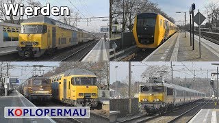 Treinen op station Wierden