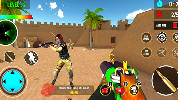 Real Commando Shooting Strike _ Fps Shooting Game_ Android Gameplay