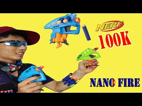 Súng Nerf giá rẻ nhất chỉ hơn 100K liệu có đáng thử | Nerf N-Strike Nano Fire | nerfvn.com | Foci