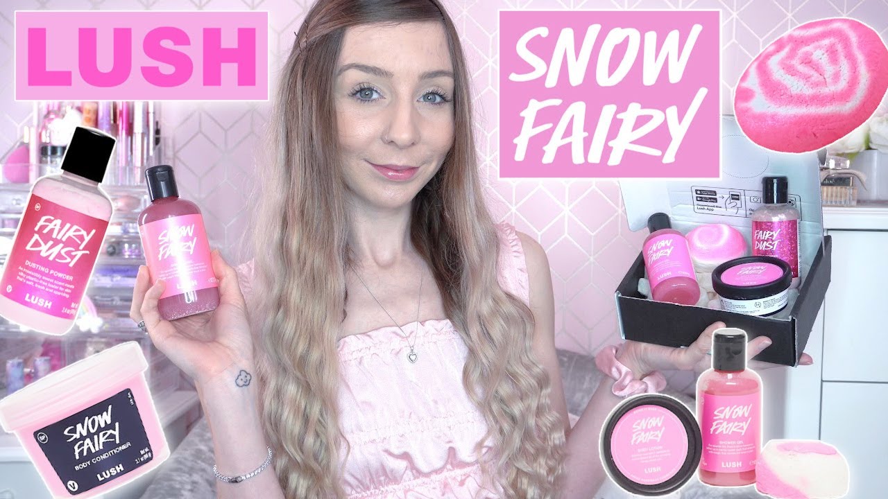 LUSH SNOW FAIRY 🧚‍♀️💖 Candy Floss Scented Collection 🍭🍬