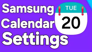 How to Adjust Individual App Settings in Samsung Calendar (S25 Ultra) screenshot 2