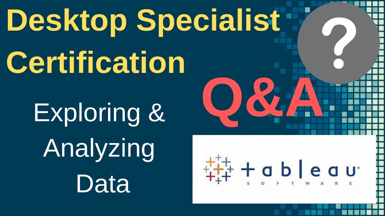 Tableau Certification Questions and Answers: Exploring Data - YouTube