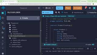 Working with Remix IDE