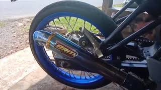 chek sound knalpot keong di new vixion original BRM EXHAUST