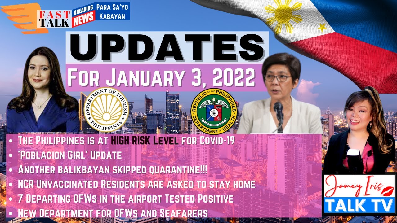 Philippines is Now in HIGH RISK Level for Covid-19 Cases! |  7 OFWs Tested Positive Before Departure