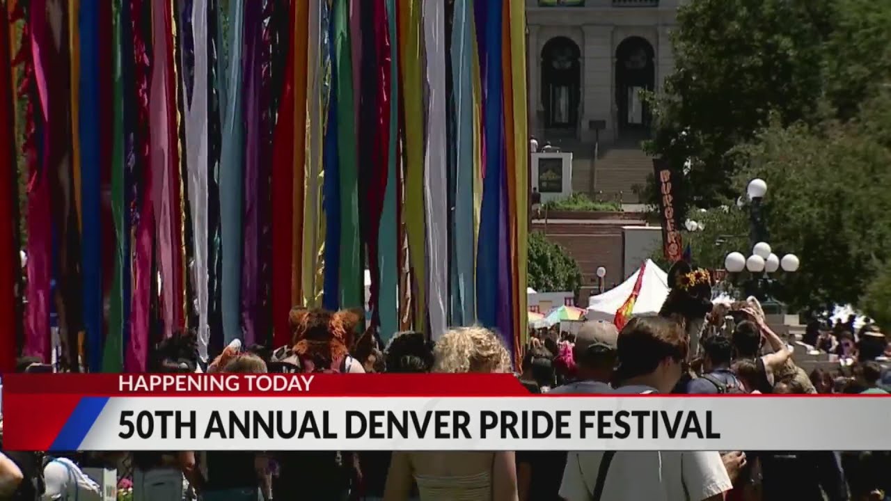 Denver celebrates 50 years of Pride at annual Pride parade - YouTube