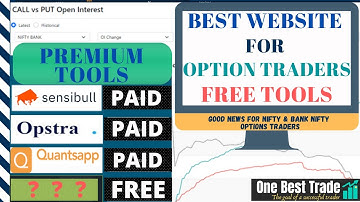 How to get free live open interest chart | Multi strike oi analysis | Straddle and Strangle Charts