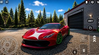 This is the Ferrari F8 Tributo car parking driving school