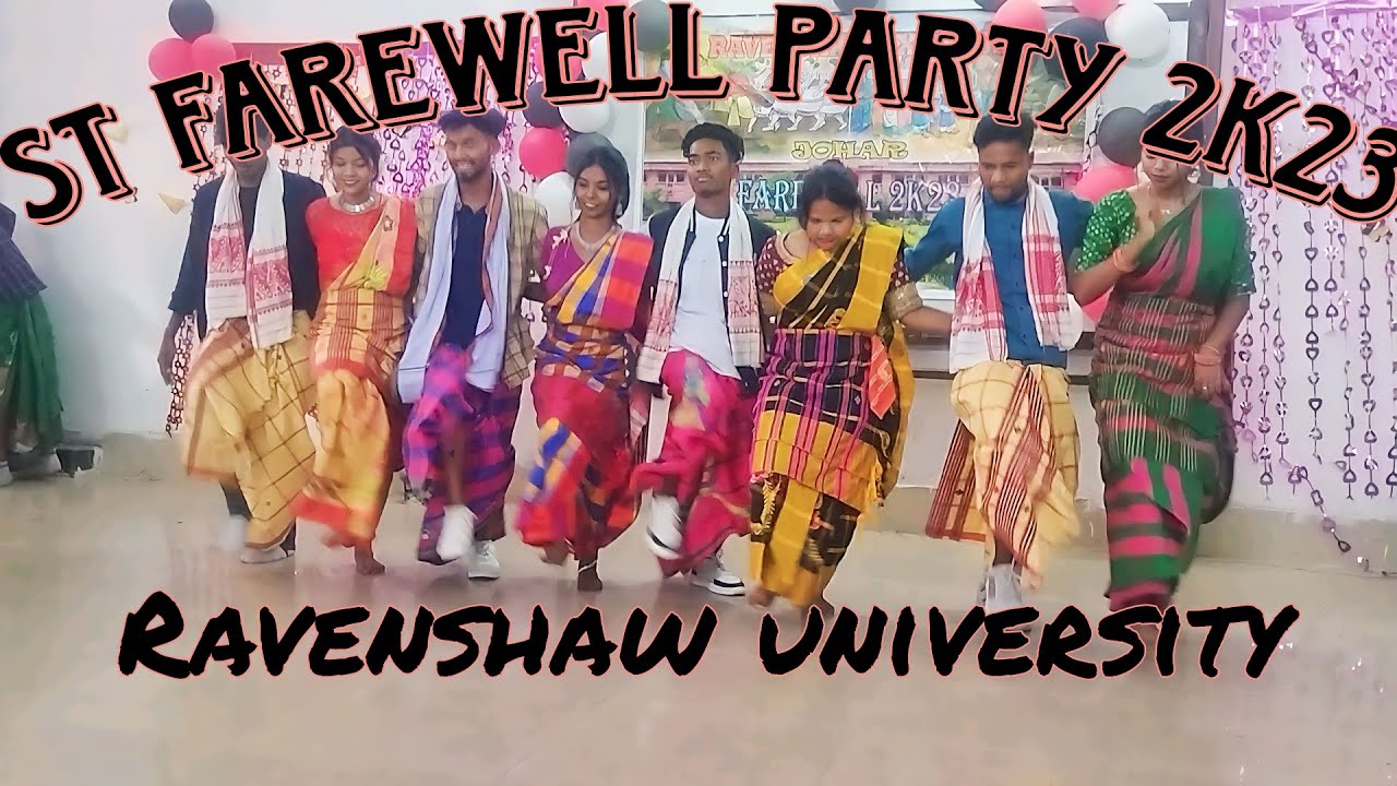 Ravenshaw st farewell party 2K23||santali dance 
