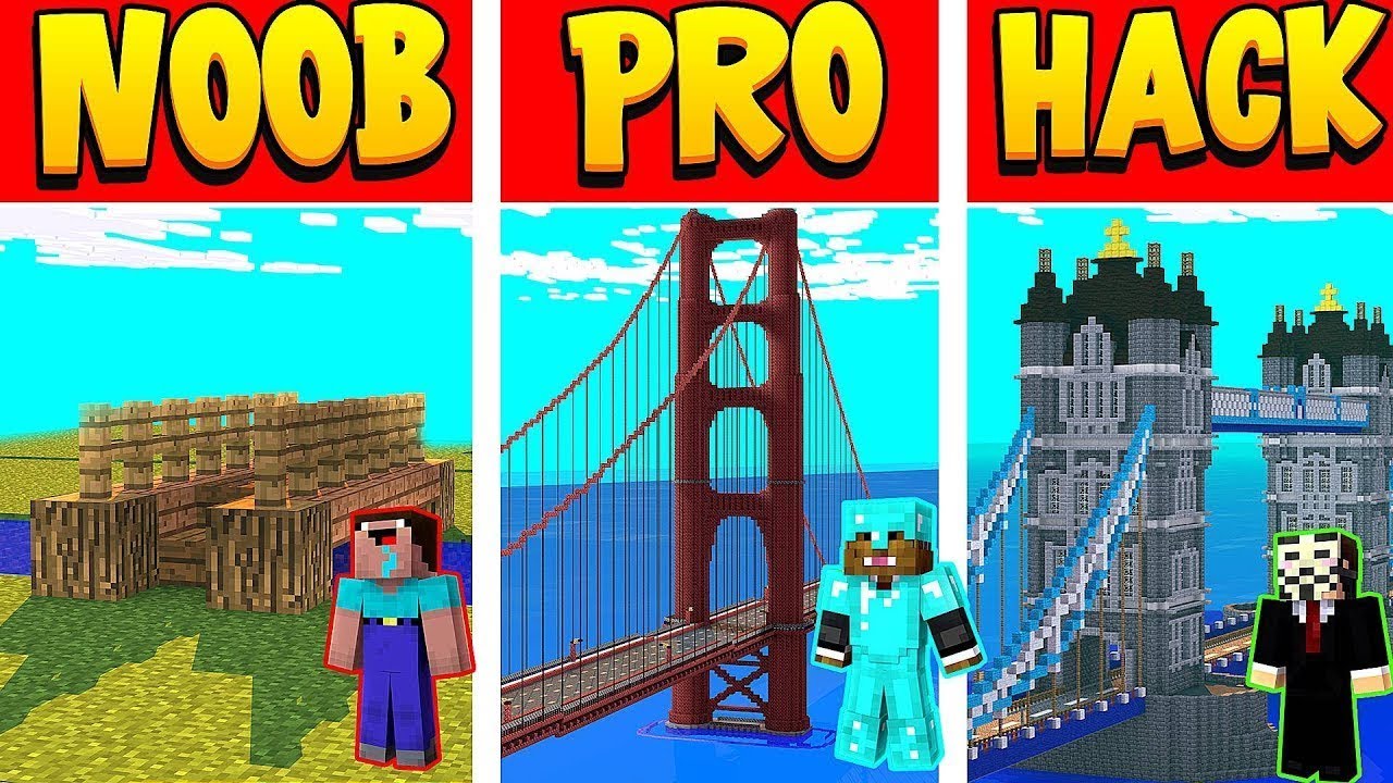 Noob VS Pro VS Hacker - YouTube