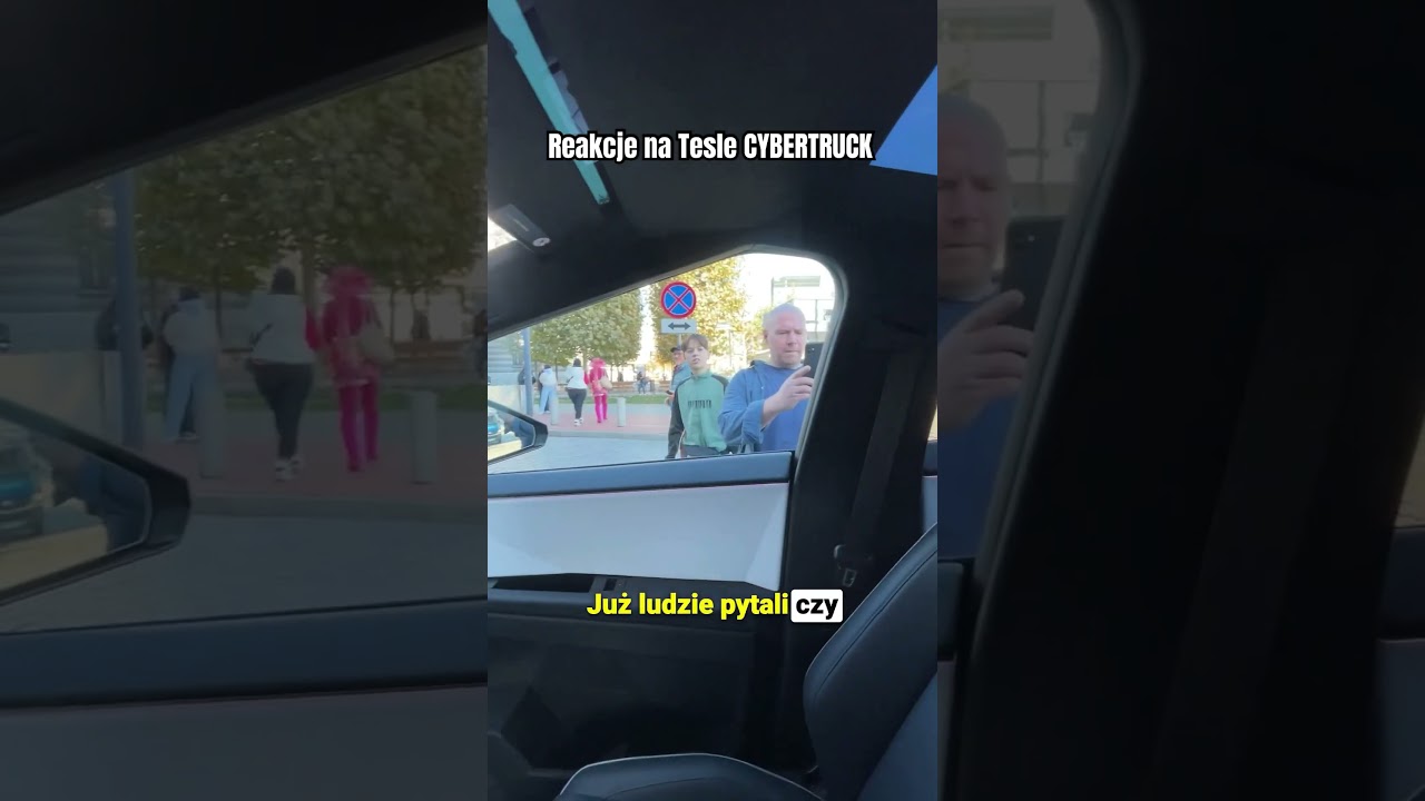Reakcje na Tesle CYBERTRUCK w centrum Katowic 🚀 