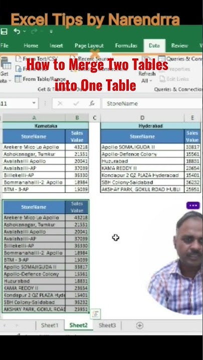 How to Merge Two Tables into One Table in excel | Excel me do Tables ko ...