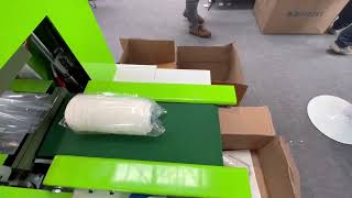 Stackable one piece roll Paper Lid Forming Machine