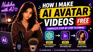 How I Make My AI Avatar Videos 🤖 | ChatGPT + Google Vids Tutorial (FREE)