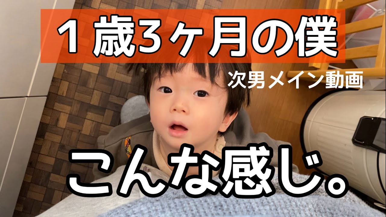 【ベビー】１歳3ヶ月男の子こんな感じ／成長記録
