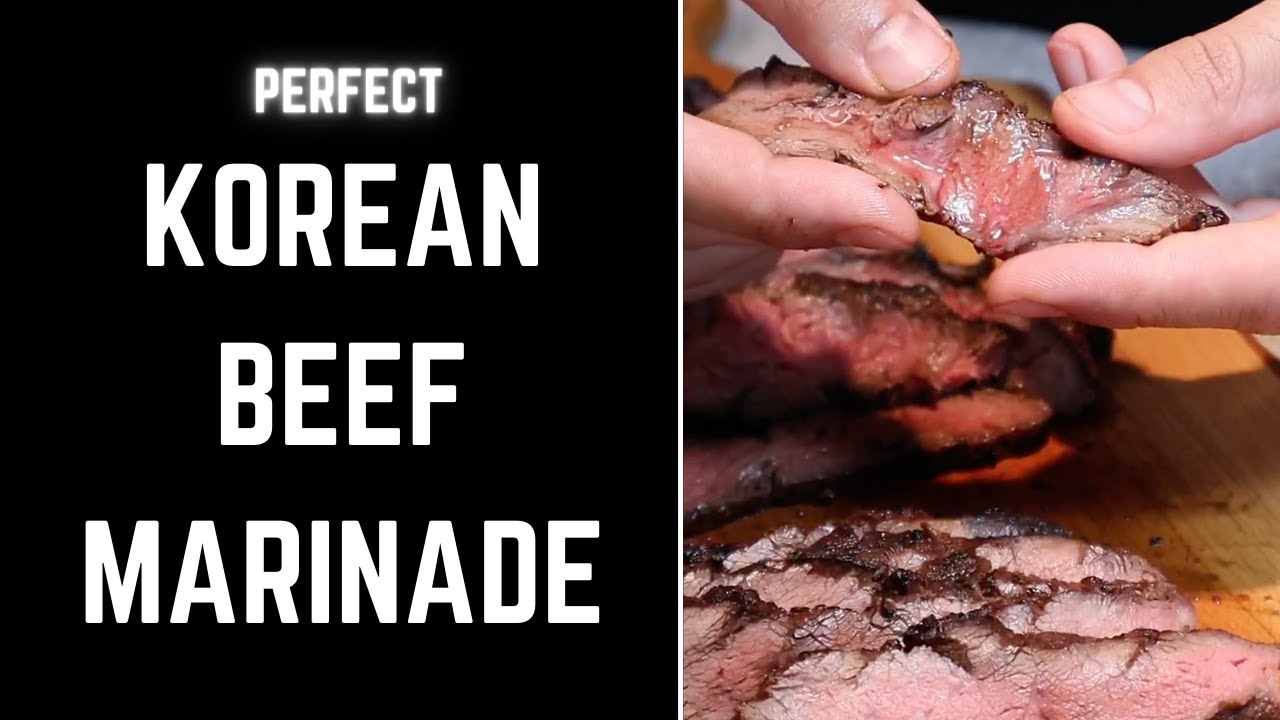 Perfect Korean BEEF Marinade 