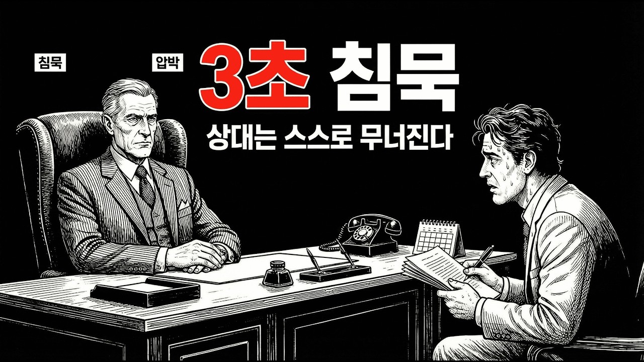 단 3초 침묵으로 상대는 스스로 무너진다 | 록펠러·JP모건·잡스가 쓴 권력자의 심리전
