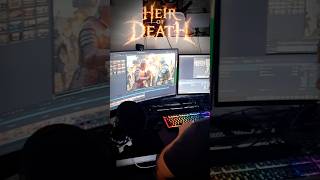 Cutting the first cinematic for Heir of Death. We're getting there. 💀🎮