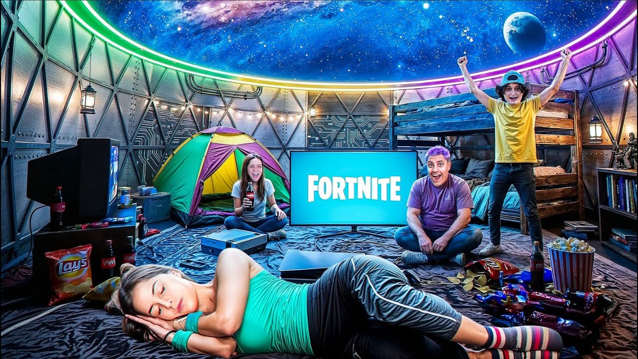 PASSEI A NOITE NO PLANETÁRIO COM YOUTUBERS!! ** Sobrevivi???**