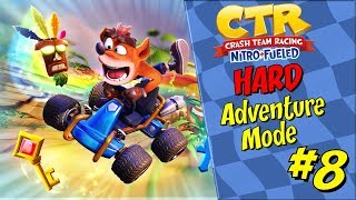 Crash Team Racing Nitro Fueled - Adventure Mode Play through Hard Difficulty: Part 8
