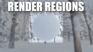 Blender 2.8 Render regions (how to render only part of view)