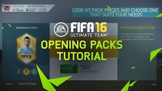 FIFA 16 Ultimate Team Tutorial - Opening Packs screenshot 4