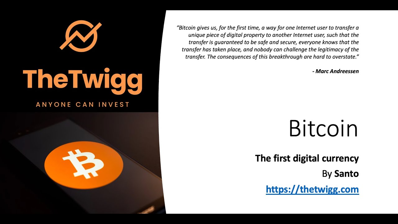 What is BitCoin? Bitcoin - The First Digital Currency.
