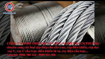 Cáp thép cho palang cầu trục, dây cáp thép chống xoắn của cầu trục