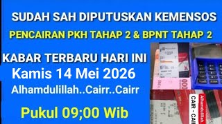 INFORMASI TERBARU HARI INI KPM PKH/BPNT PUKUL 09;00 PENYALURAN PKH-BPNT TAHAP 2 CAIRR