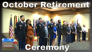 October Retirement Ceremony