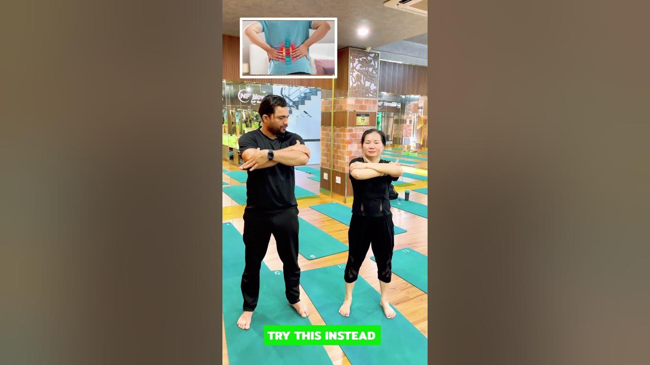 Back Crack Easy way Cracking Back Easy Back Pain Release Pawan