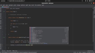 Factorial of a large number using BigInteger in Java.