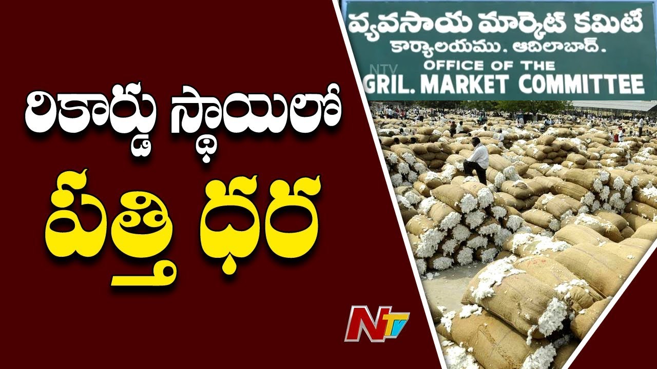 రాష్ట్రంలో ఎక్కడ లేనంత రికార్డు స్థాయి పలికిన పత్తి ధర, Cotton Touches Record Price  | NTV