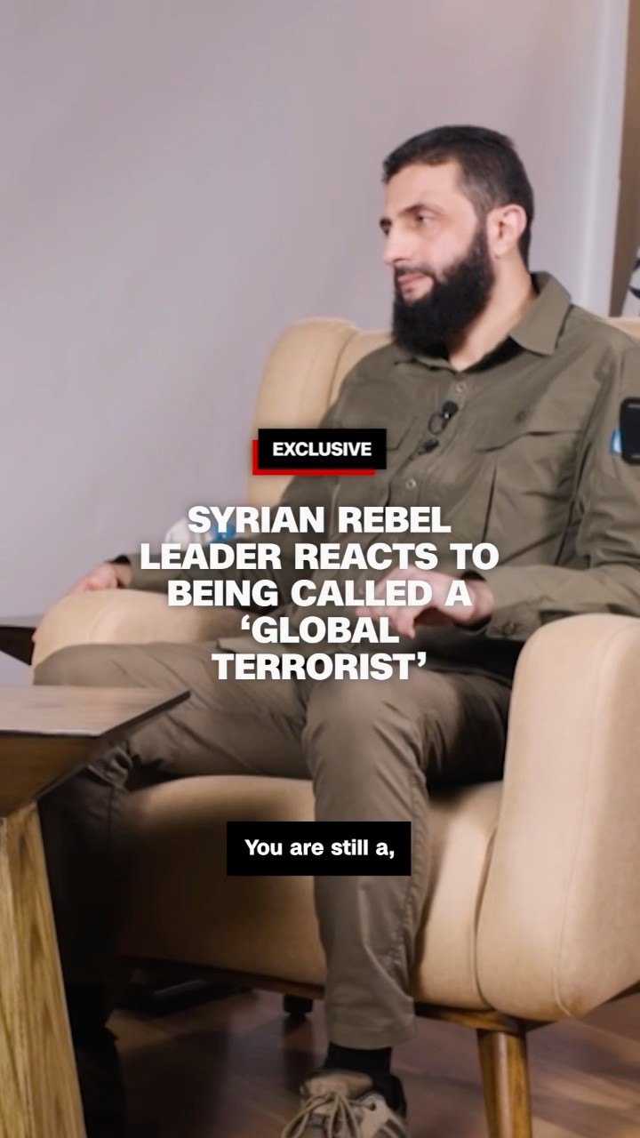 Syrian rebel leader reacts to being called a ‘global terrorist’