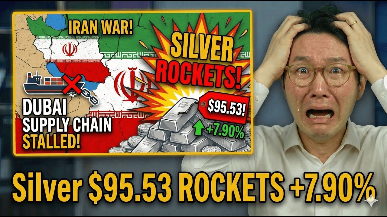 IT'S HAPPENING NOW! Silver $95.53 ROCKETS +7.90% – Iran WAR Grinds Dubai SUPPLY CHAIN!!!