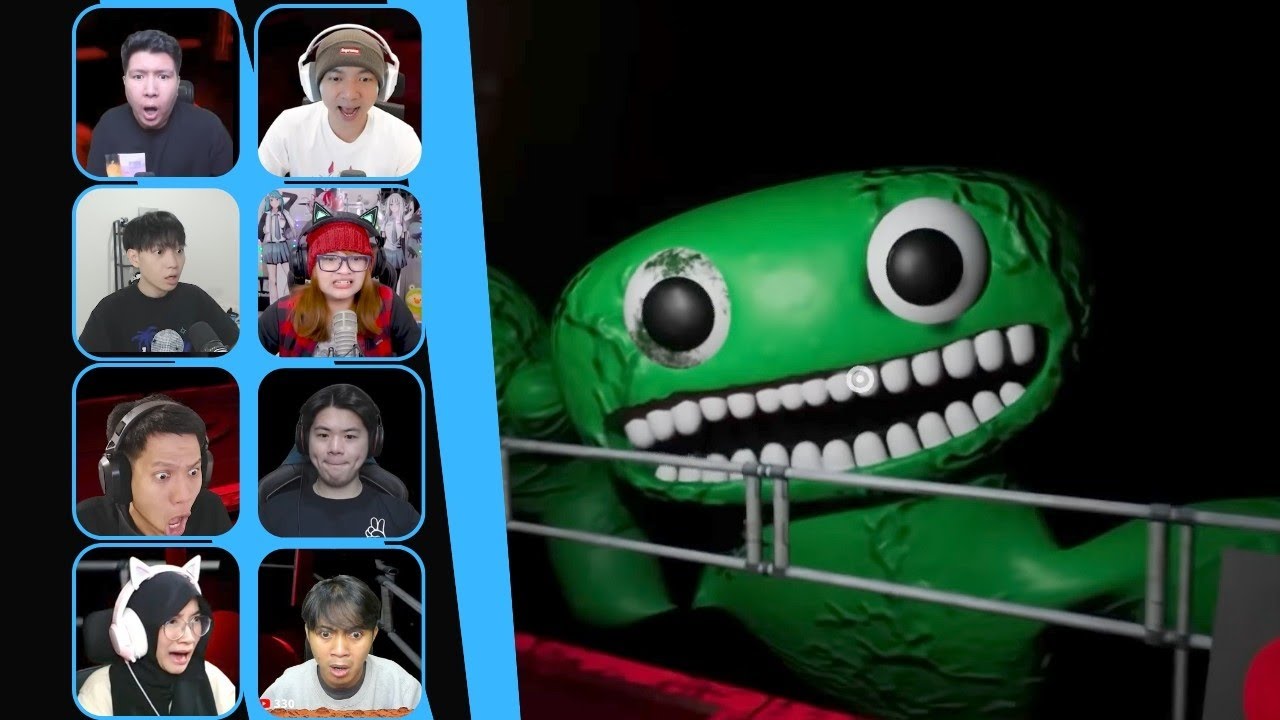 (Reaksi Gamers) Kemunculan Jumbo Josh.. Besar gileee 😱😱 | Garten of Banban