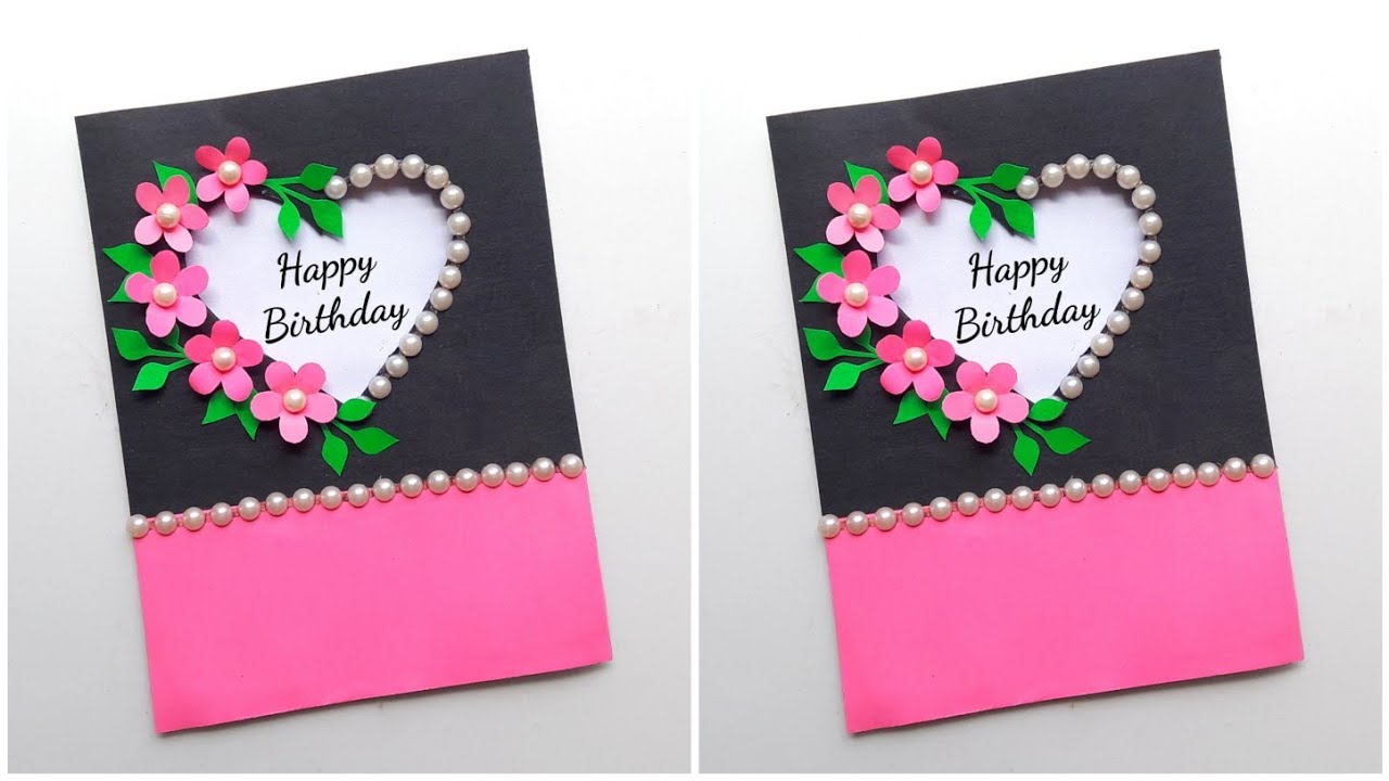 Easy Handmade Birthday Card Ideas • how to make birthday card for ...