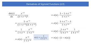 Anatomy of Logistic Regression (9/20) Differentiation of Sigmoid Functions