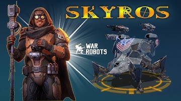 SKYROS is one of the best beacon capture robots. He is saved by SPEED and ARMOR. War Robots